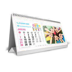 Calendrio de Mesa Off Set 10x20cm 12 Pginas (MB1532.1123)