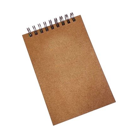 Caderneta Kraft Ecolgica 80F c/ Pauta 9,1X13,5cm LG3553 (MB1298.0824)