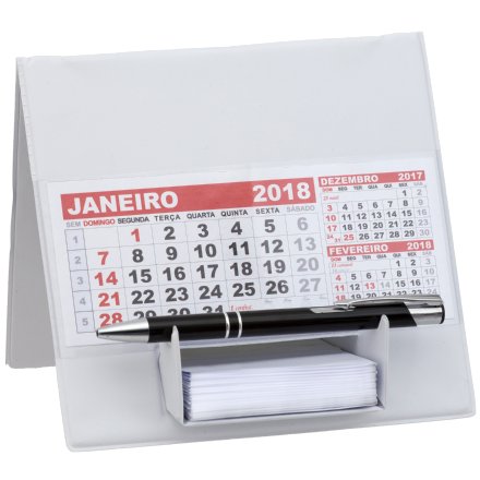 Calendrio de Mesa em PVC com Bloco LG49L (MB1437.1223)