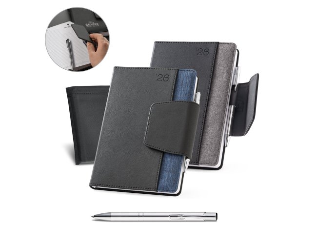 Agenda com Fecho Magnético 14,8x21cm SP66088 (MB13350.1124)