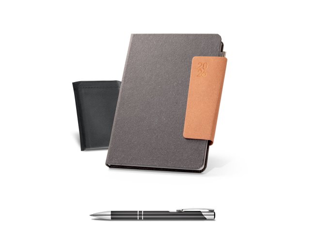 Agenda B5 em Pele Reciclada 24,5x17,5cm SP66217 (MB13400.1024)