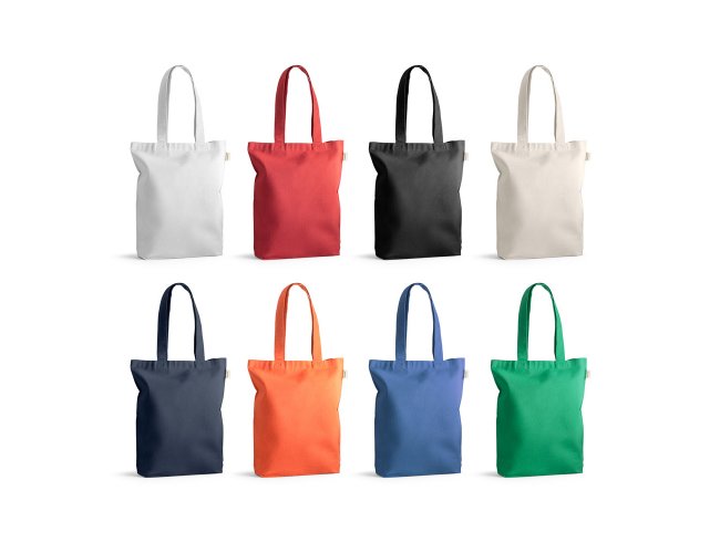 Sacola em Algodo e Polister Reciclado 38x42x10cm SP92371 (MB11070+14.0425)