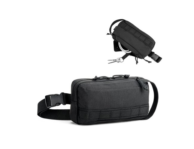Pochete em Polister Reciclado 600D 24x13x8cm SP92388 (MB13700+14)