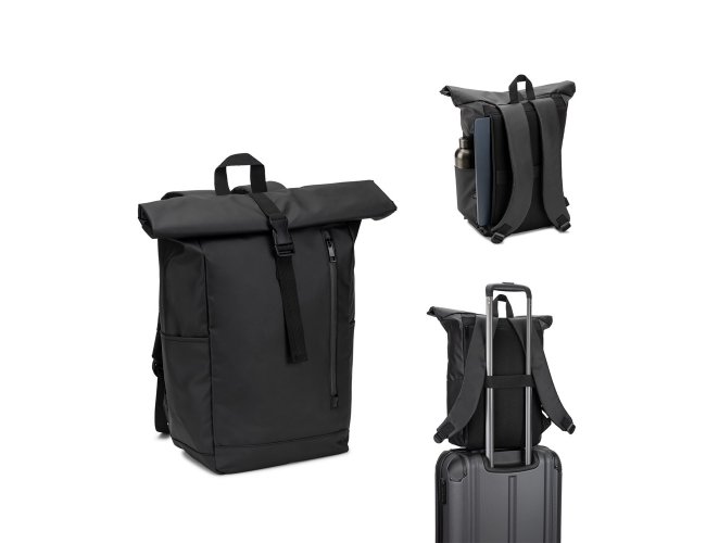 Mochila "Roll Top" em Poliéster Reciclado 600D 20L 27X44X15cm SP92571 (MB112500)