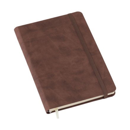 Caderneta Tipo Moleskine Marrom 14x21cm Sem Pauta 80 Folhas LG3587 (MB1744.0225)
