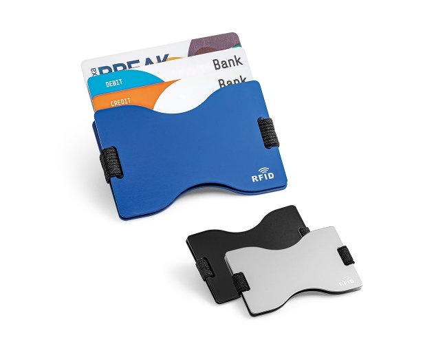 Porta Cartes Em Alumnio Com Bloqueio De RFID SP93332 (MB1604.0722)