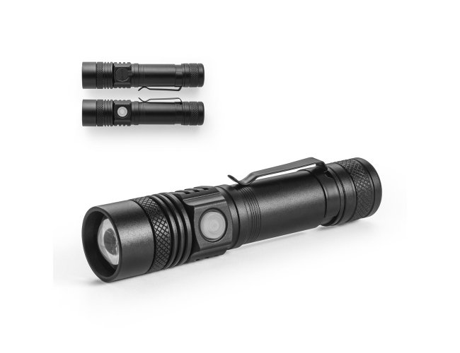 Lanterna Recarreg�vel em Alum�nio 5W SP98147 (MB14200+14)