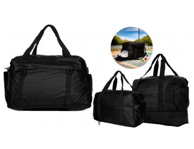 Bolsa Couro Sintético Expansível 36L 26,5x44x20cm XB09148 (MB16430)