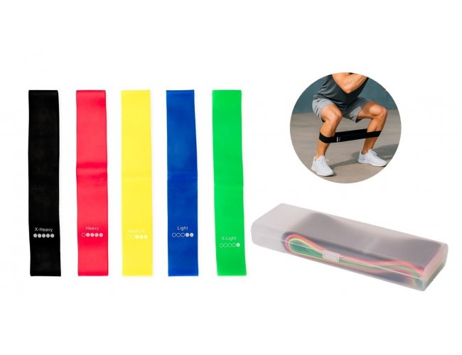 Kit Faixas de Yoga 5 peas XB08220 (MB11300.1125)