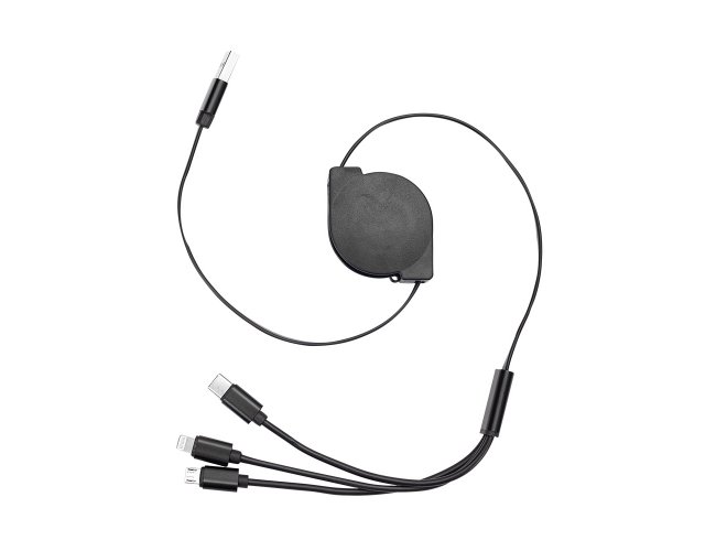 Cabo USB Retrtil 3 em 1 XB10338B / GF-E097 (MB11035.0825)