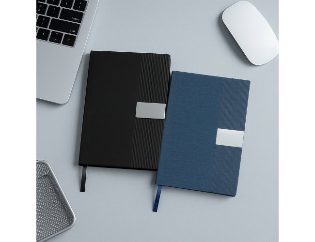 Caderneta Couro Sintético com Pauta 21,1x14,6x1,6cm XB15406 (MB11955)