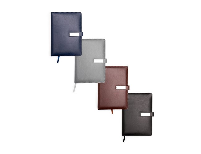 Caderneta Couro Sintetico 21x15,5cm XB19110 (MB11232)