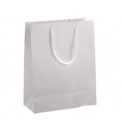 Sacola de Papel Branco 21x27x10cm CYB1060 (MB1292.0524)