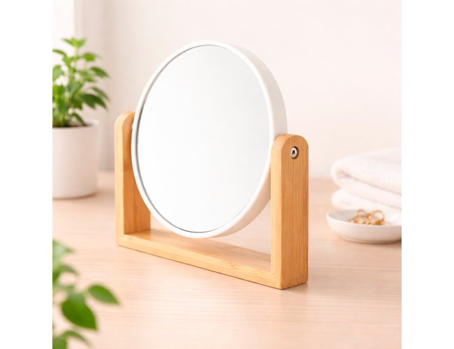 Espelho de Mesa Bambu 16,5x15,1cm XB19100 (MB11345)