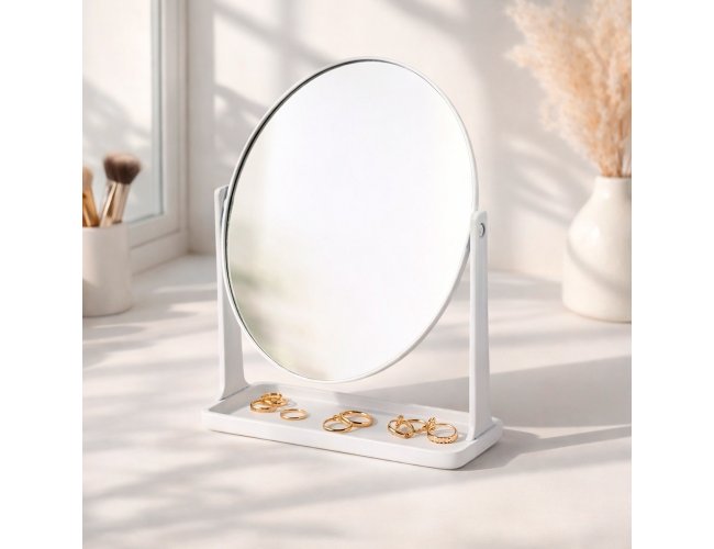 Espelho de Mesa Plástico 20,8x15,6x6,5cm XB19092 (MB1780)