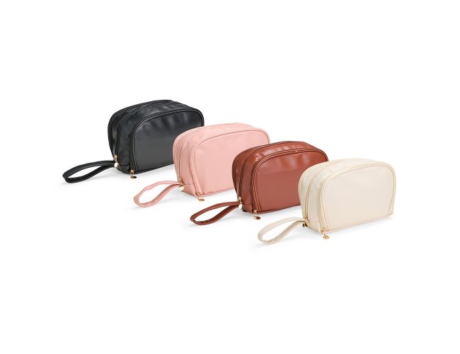 Ncessaire de Couro Sinttico 25x10,2x16,5cm XB18901 (MB13439)