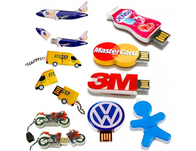 Pen Drive Estilizado em Acrlico 4GB PE4GB (MB11700.0220)