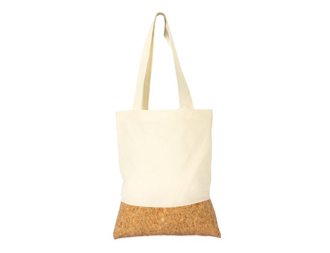 Sacola de Algodo com Fundo Cortia 38,5x30,5cm XB15278 (MB11345.1025)