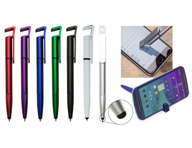 Caneta 4 em 1 com Touch Screen e Porta Celular XB00708 (MB1144.0225)